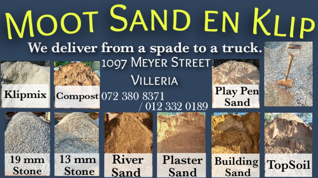 the sand we supply and cement